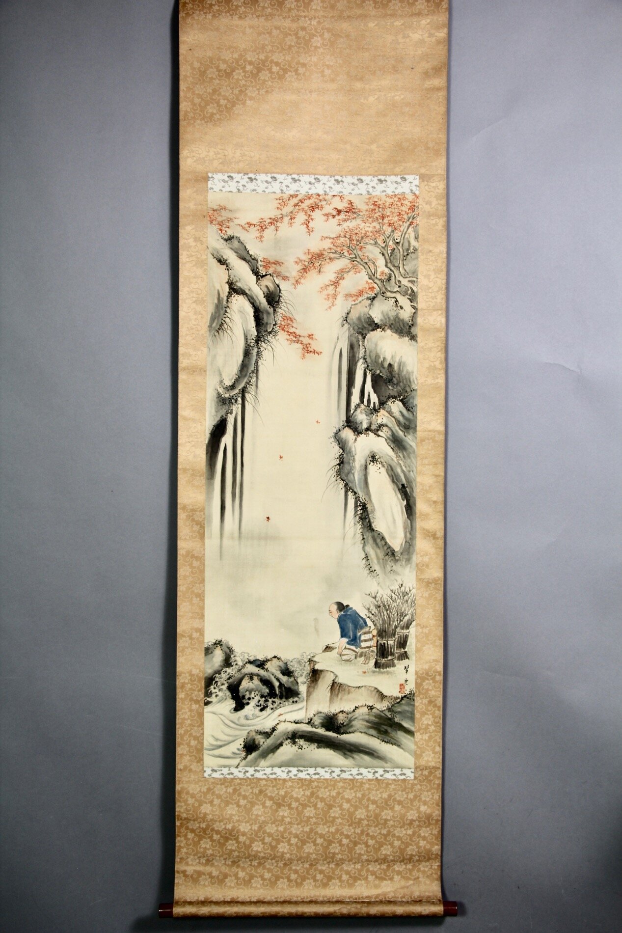 Japanisches Rollbild "Wasserfall von Yoro" online kaufen
