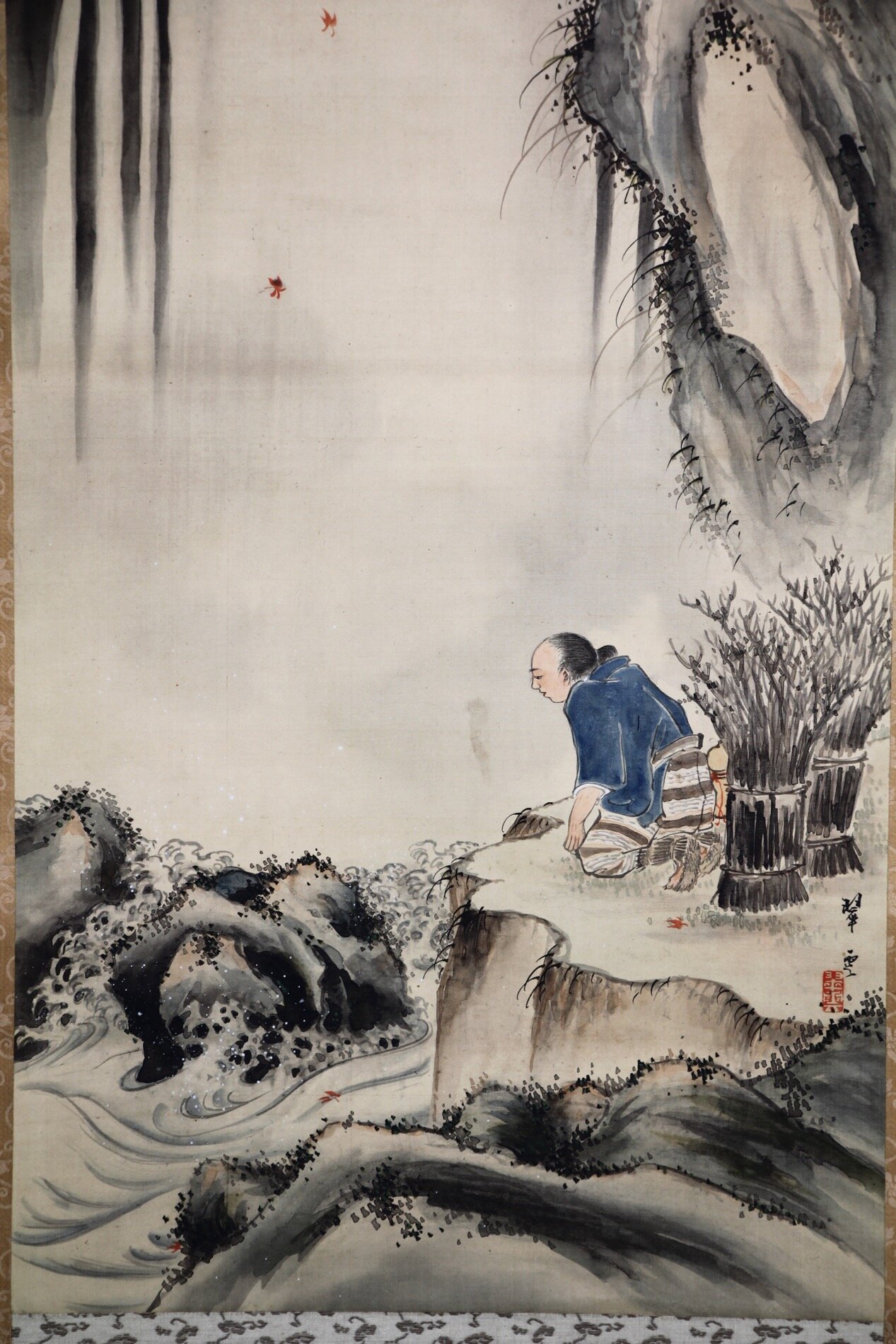 Japanisches Rollbild "Wasserfall von Yoro" online kaufen