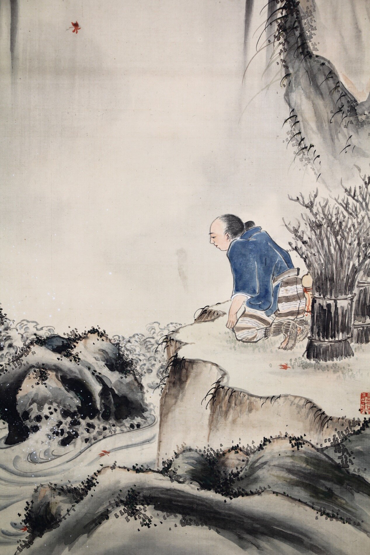 Japanisches Rollbild "Wasserfall von Yoro" online kaufen