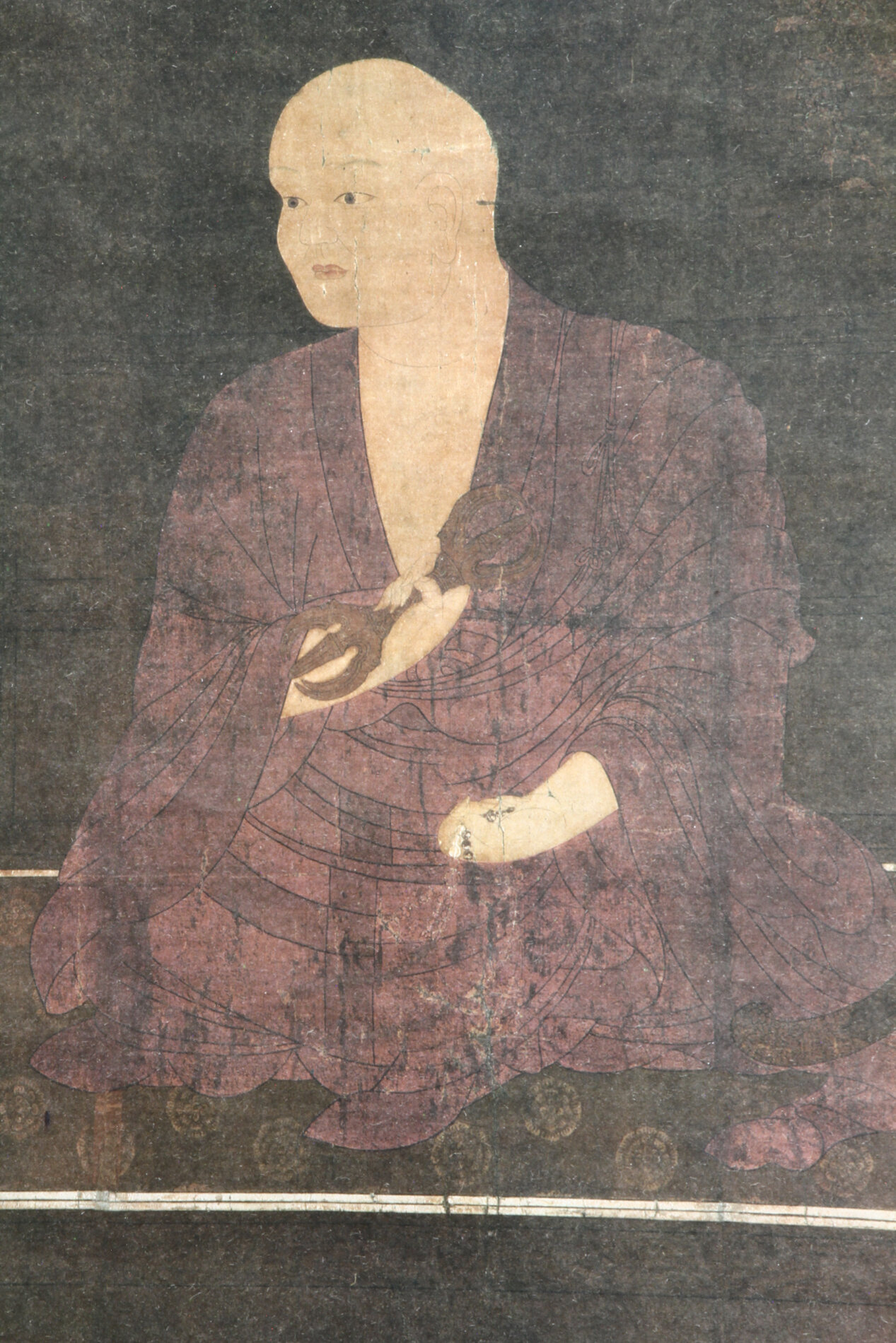 Japanisches Rollbild "Kobo Daishi" online kaufen