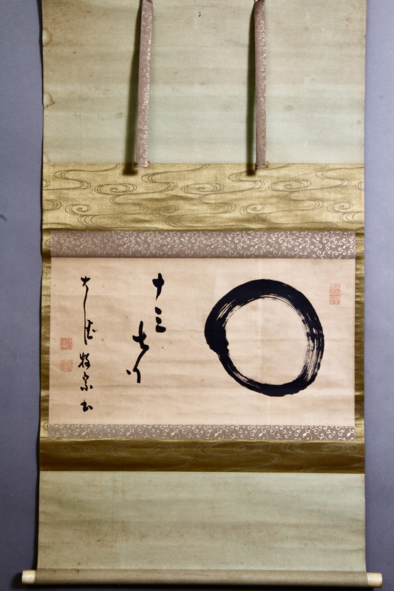 【しゅっpay】kakemono oldsea× koti しゅっpay】kakemono oldsea× koti Japanese Hanging Scroll Vtg