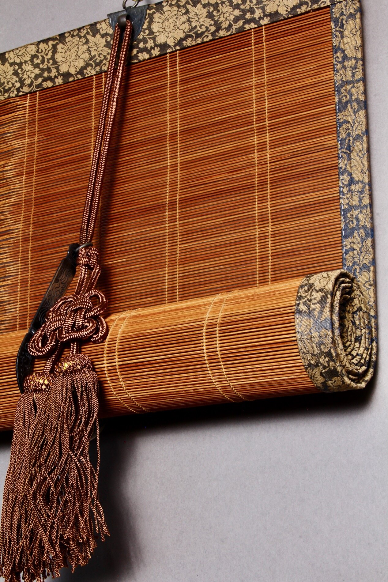 Vintage Sudare Bambusrollo aus Japan, ca. 1950