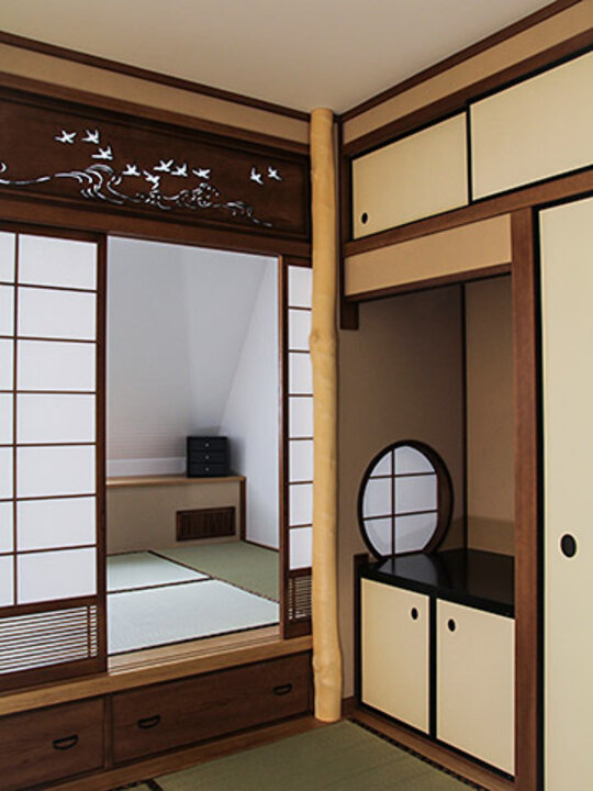 Zimmer japanisch einrichten | © Shoji Bau | Japanische Räume und Möbel