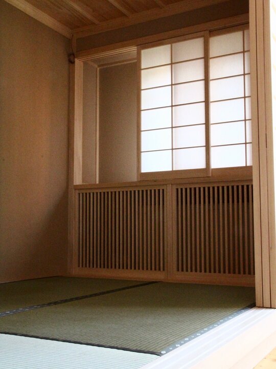 Japanische Einrichtung mit Tatami Matten | © Shoji Bau | Japanische Räume und Möbel