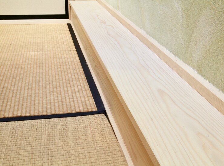 Japanische Einrichtung mit Shoji und Tatami
