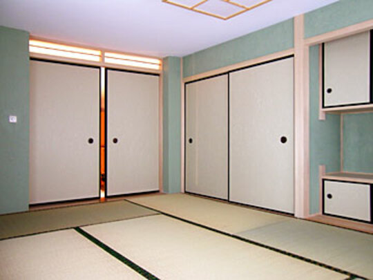 Japanische Raumgestaltung mit Fusuma und Tatami | © Shoji Bau | Japanische Räume und Möbel