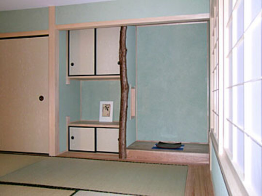 Japanische Raumgestaltung mit Fusuma, Tatami und Tokobashira | © Shoji Bau | Japanische Räume und Möbel