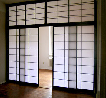 Japanische Schiebet ren Shoji Mit Shoji Papier Bespannt